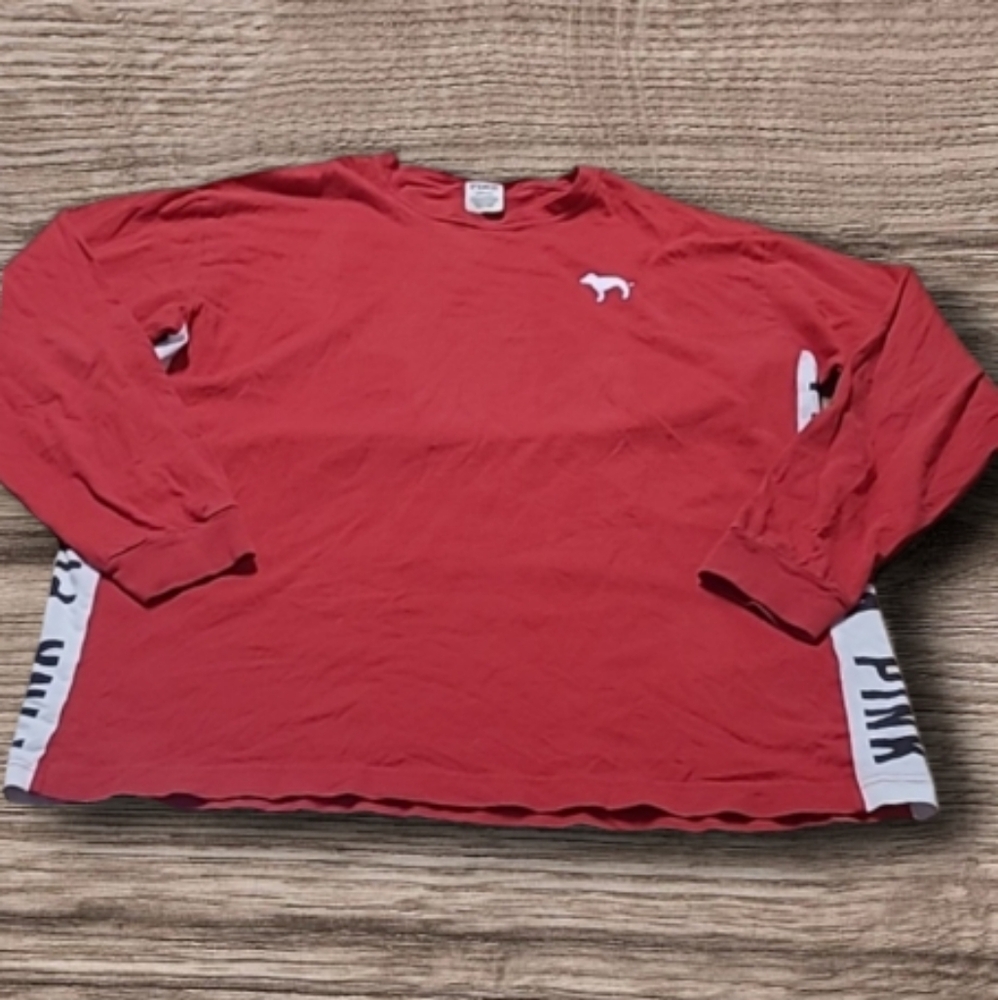 WOMEN'S PINK VICTORIA'S SECRET LONGSLEEVE SHIRT